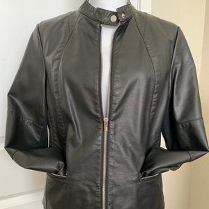 Black Rivet Leather Jacket